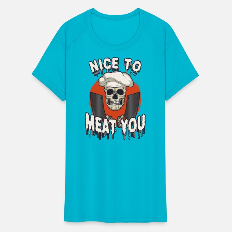 Meat Cutter Butcher Horror Skeleton Gore Meat Shop