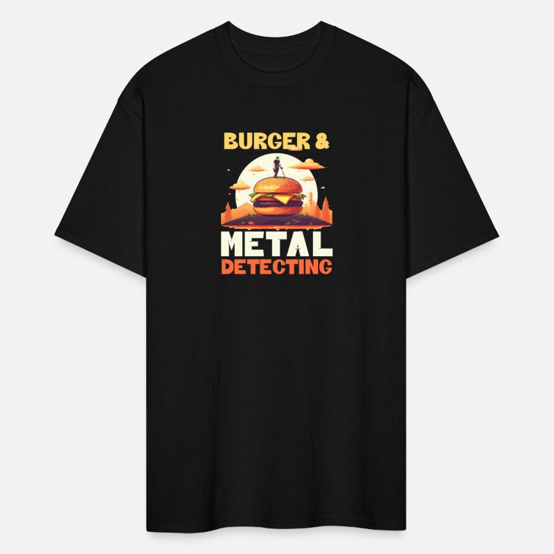 Metal Detecting Burger And Detecting