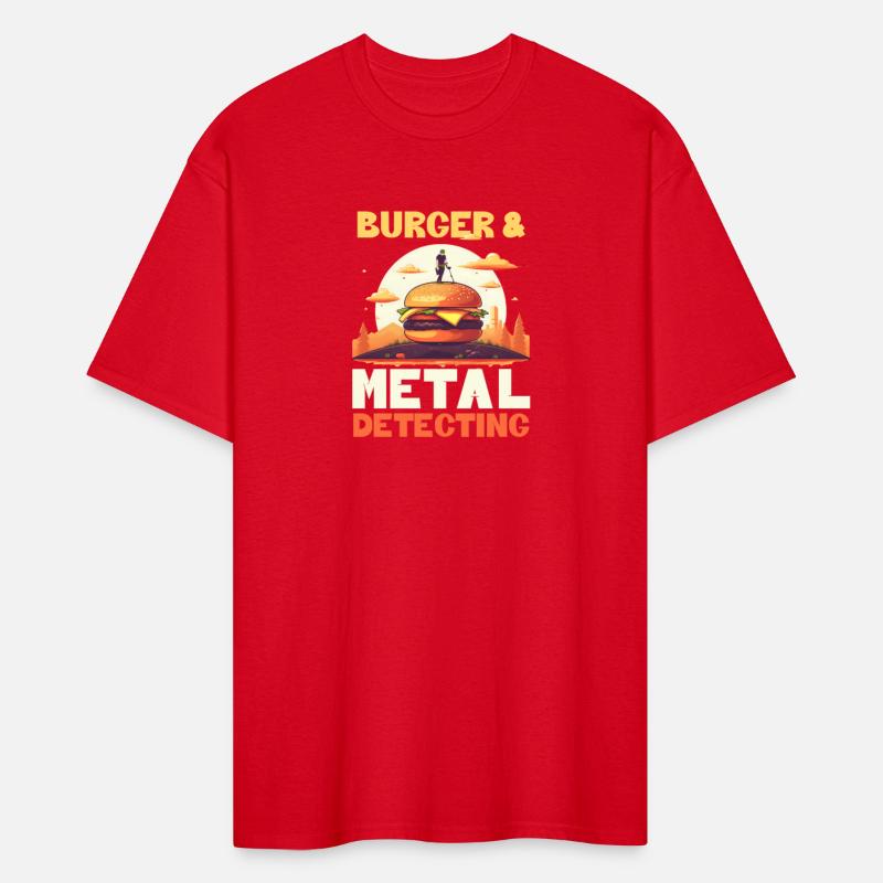 Metal Detecting Burger And Detecting
