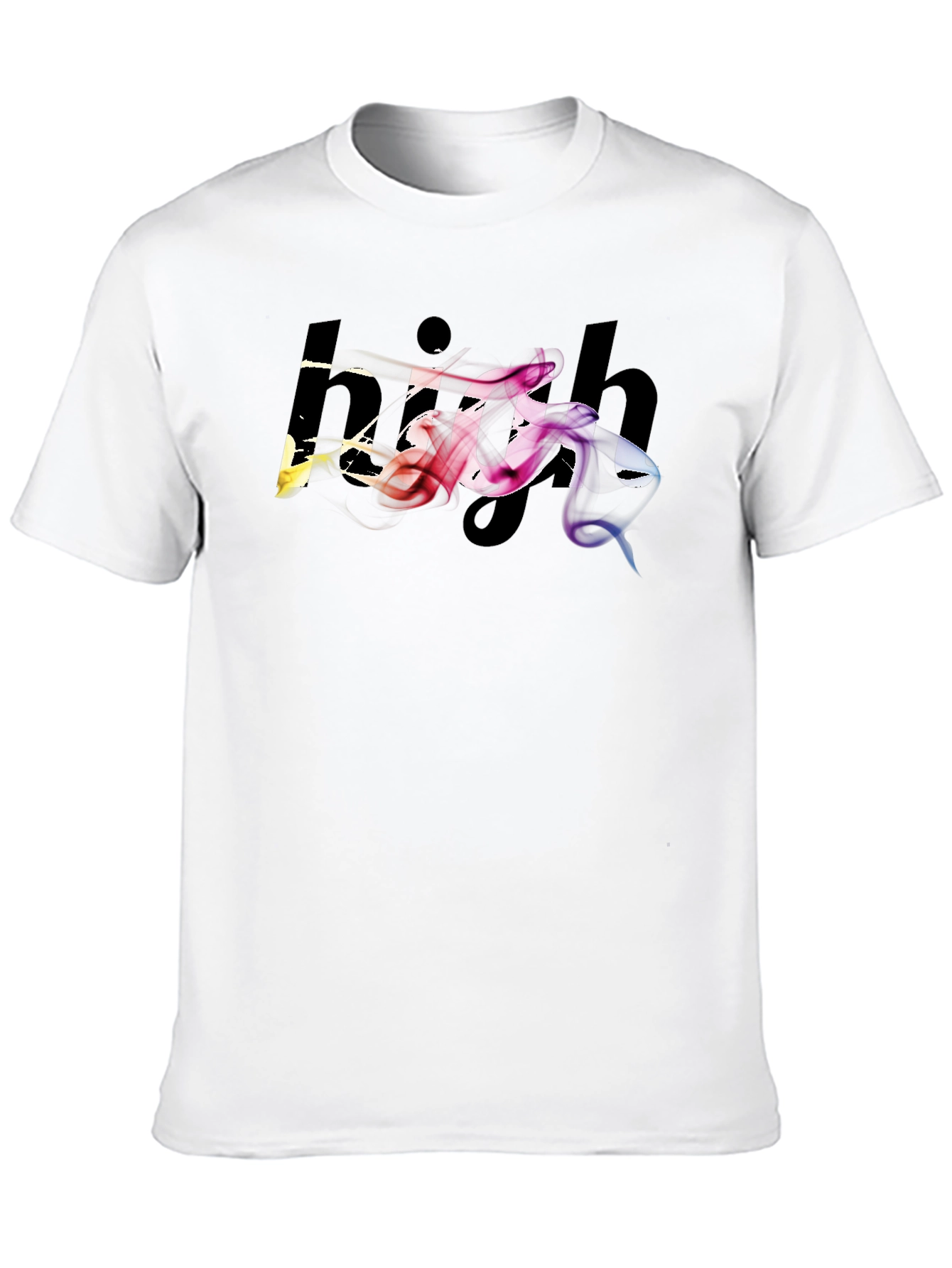 High Graphic Black T-Shirt