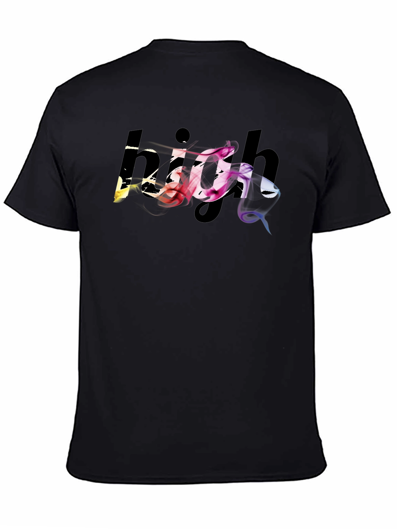 High Graphic Black T-Shirt