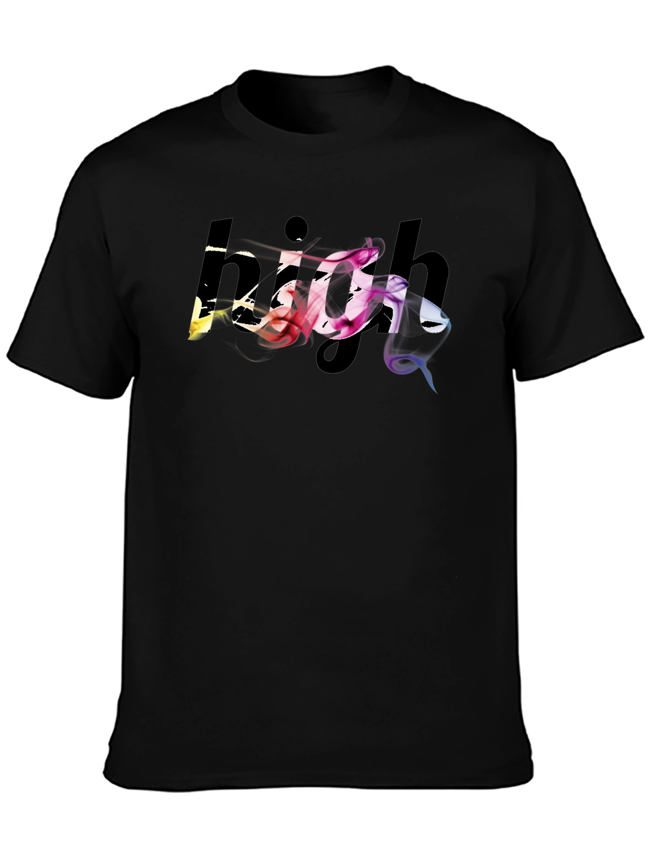 High Graphic Black T-Shirt