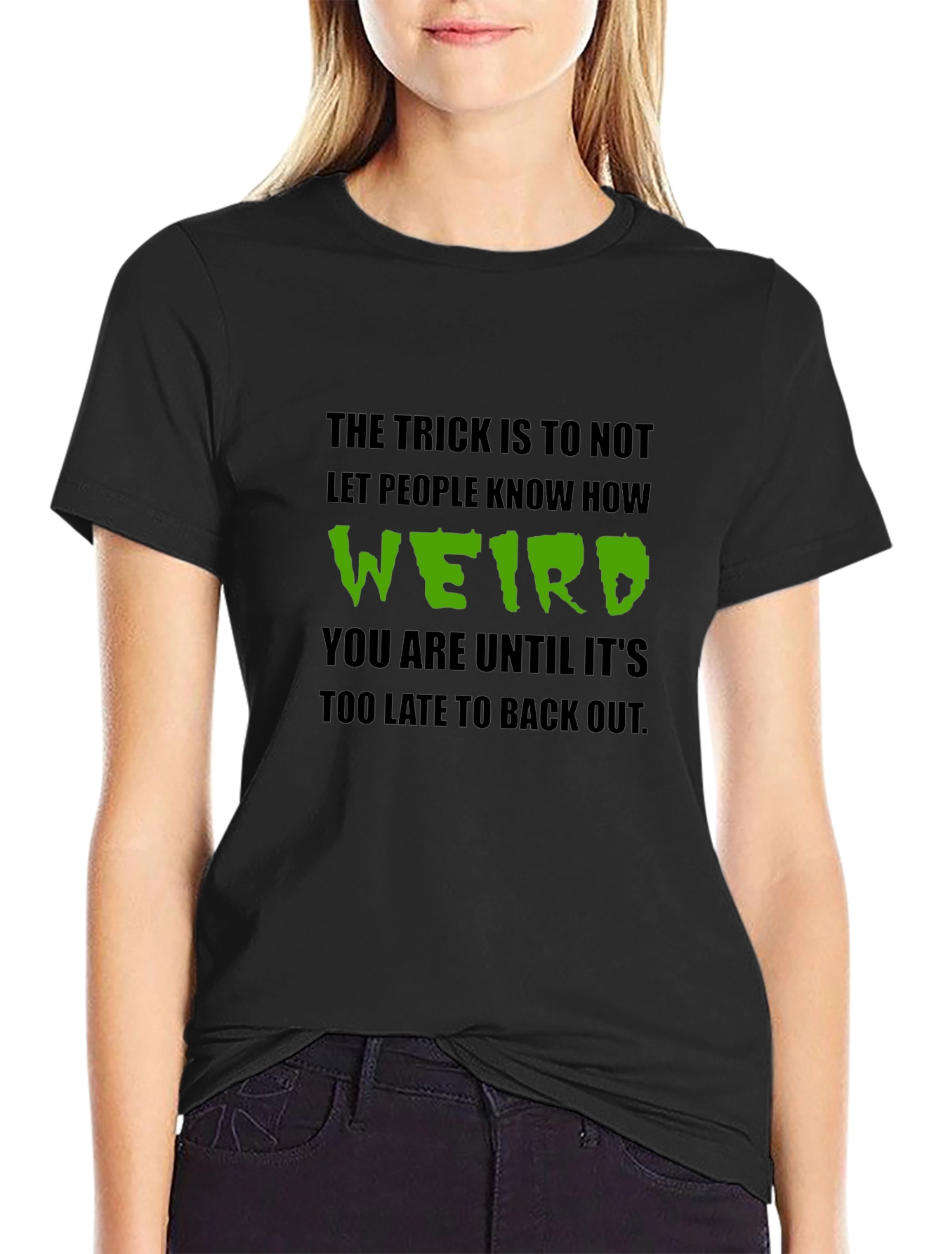 Weird T-Shirt: Funny Graphic Tee for Introverts