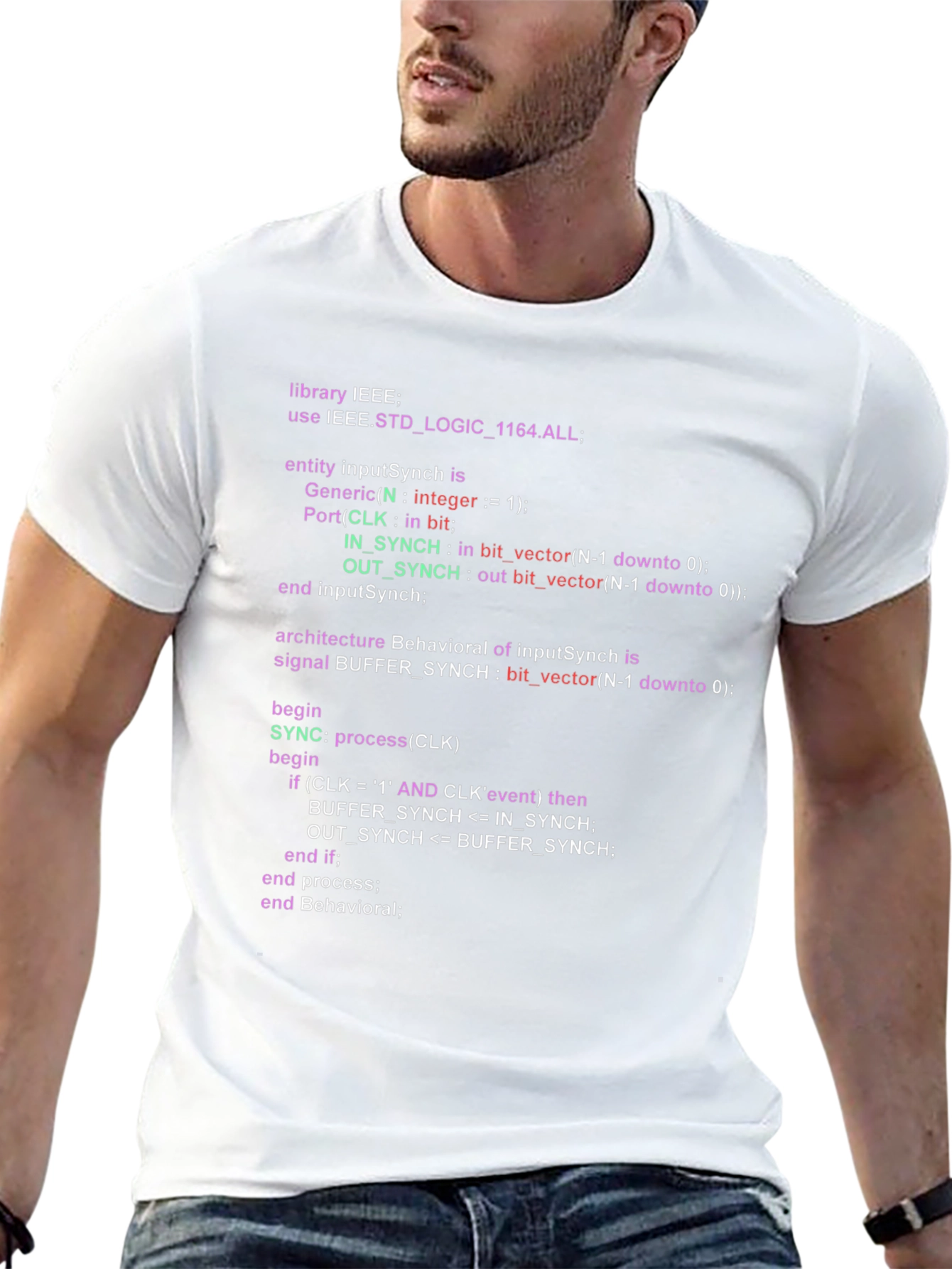 Code Script Graphic T-Shirt