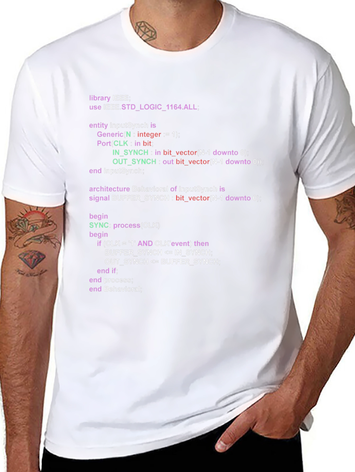 Code Script Graphic T-Shirt