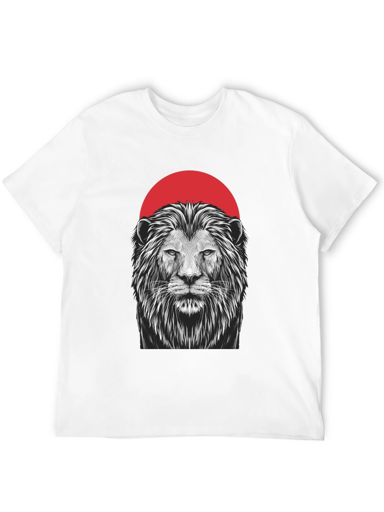 Lion Graphic Black T-Shirt