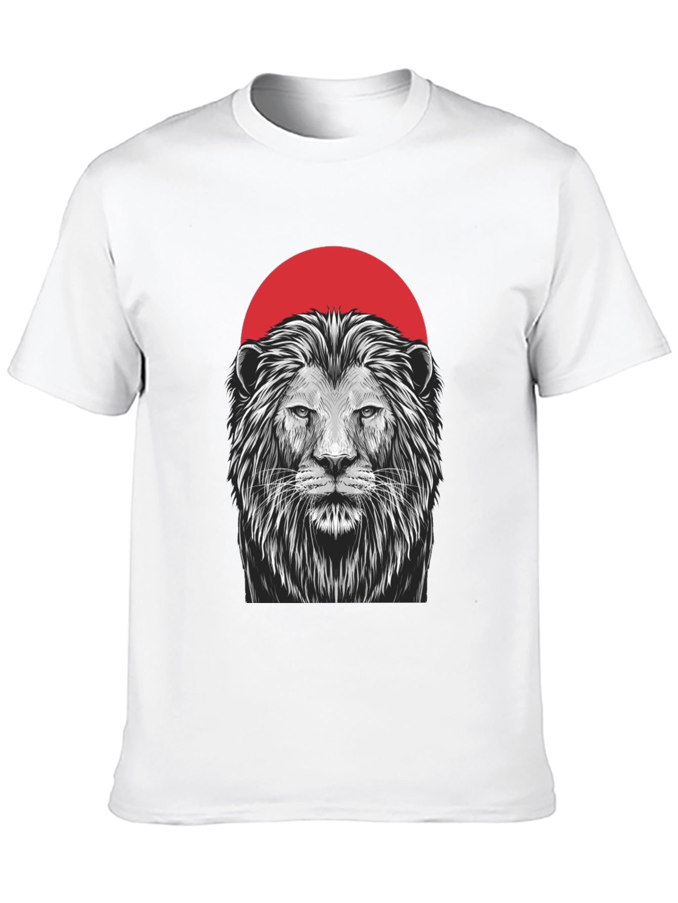 Lion Graphic Black T-Shirt