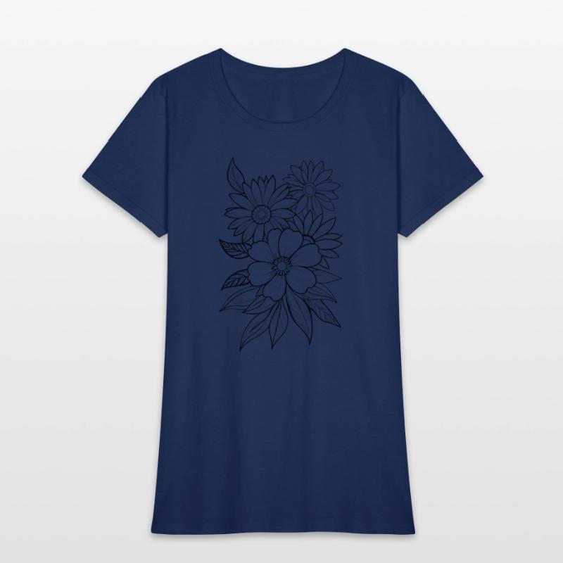 Minimalistic and Elegant Floral Line Art