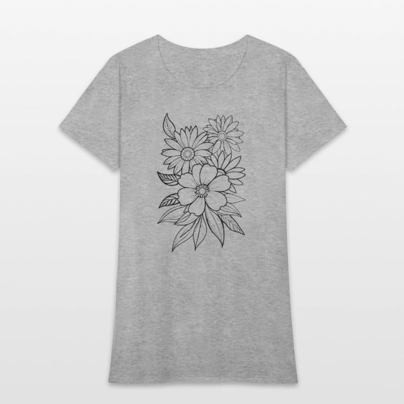 Minimalistic and Elegant Floral Line Art