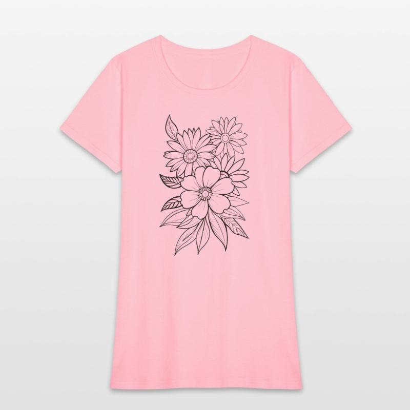 Minimalistic and Elegant Floral Line Art