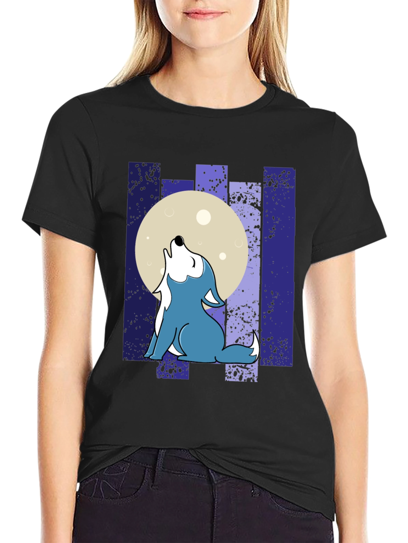 Wolf Moon T-Shirt - Howling Graphic Tee