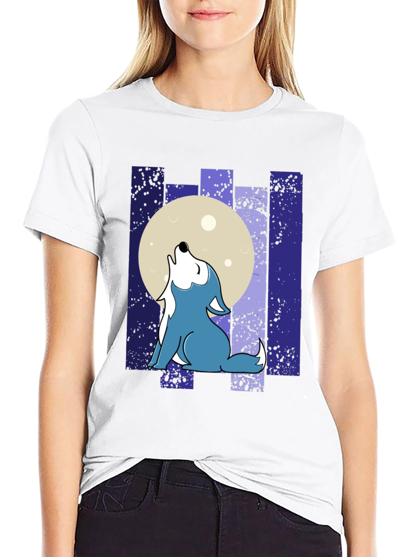 Wolf Moon T-Shirt - Howling Graphic Tee