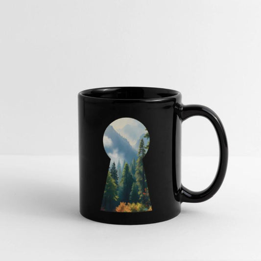 Misty mountain forest