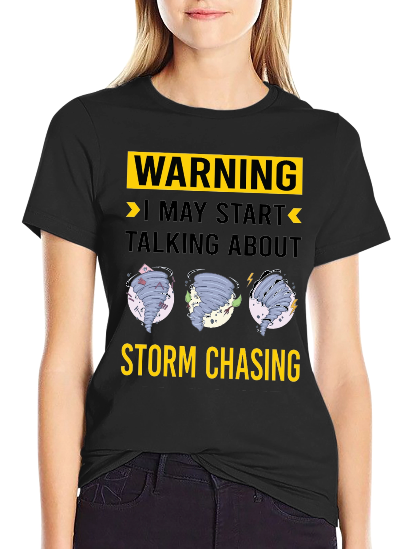 Warning Storm Chasing Graphic T-Shirt