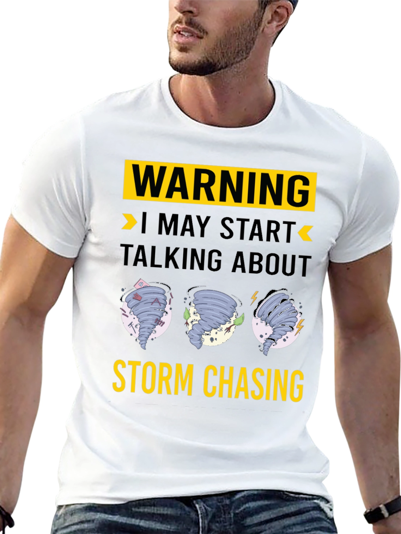 Warning Storm Chasing Graphic T-Shirt