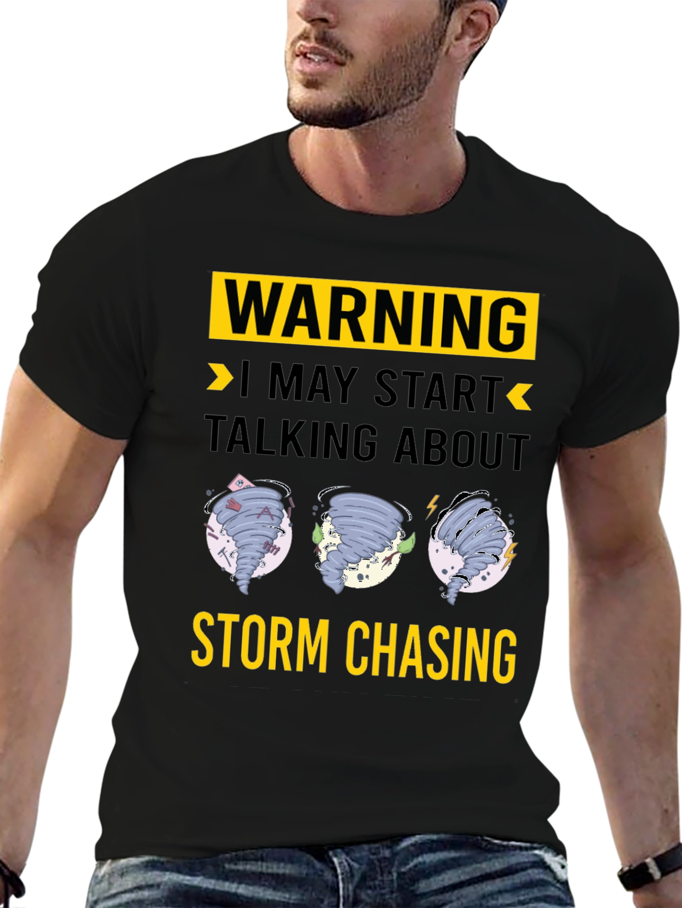 Warning Storm Chasing Graphic T-Shirt