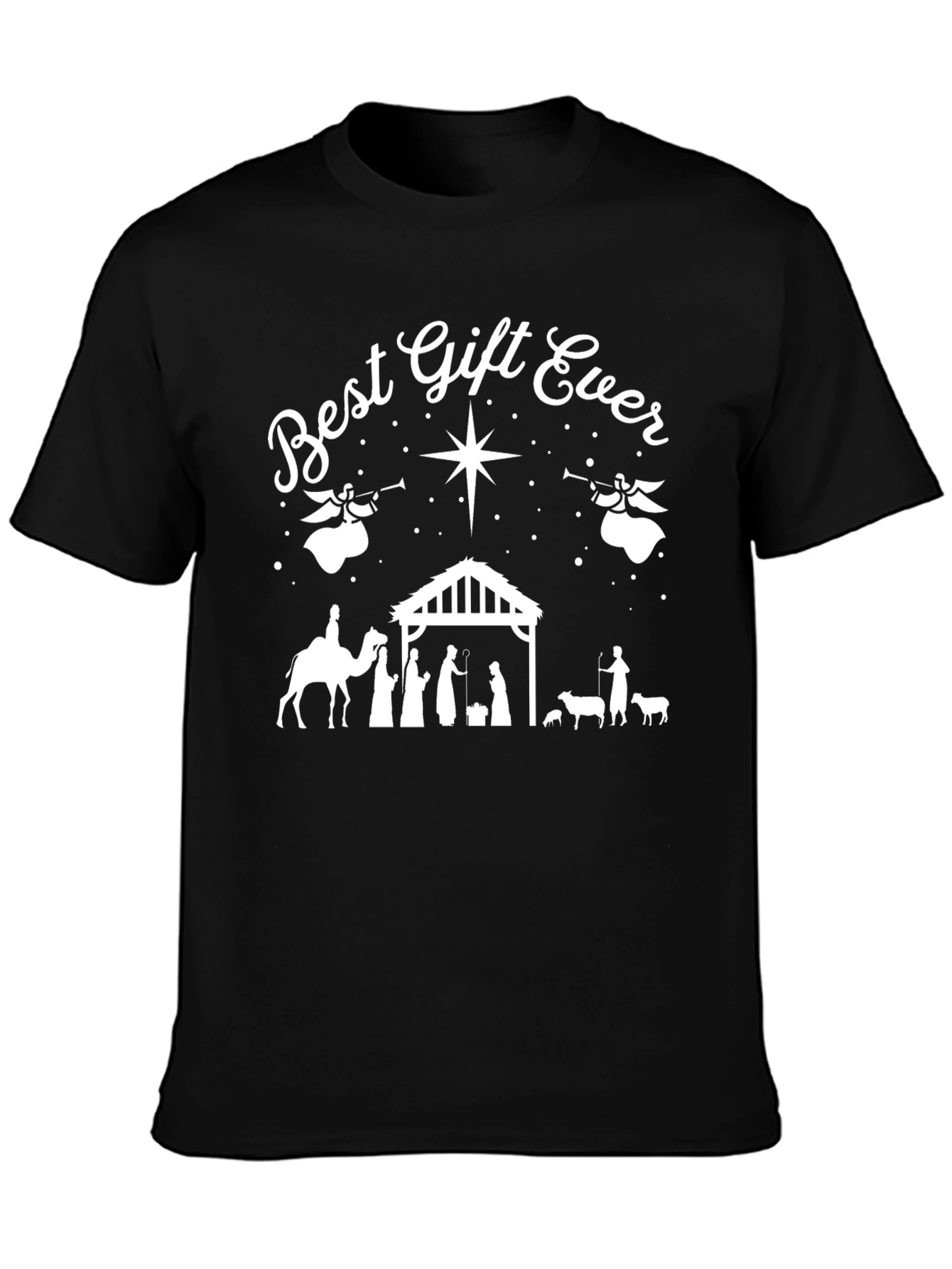 Best Gift Ever Nativity Scene Graphic Tee