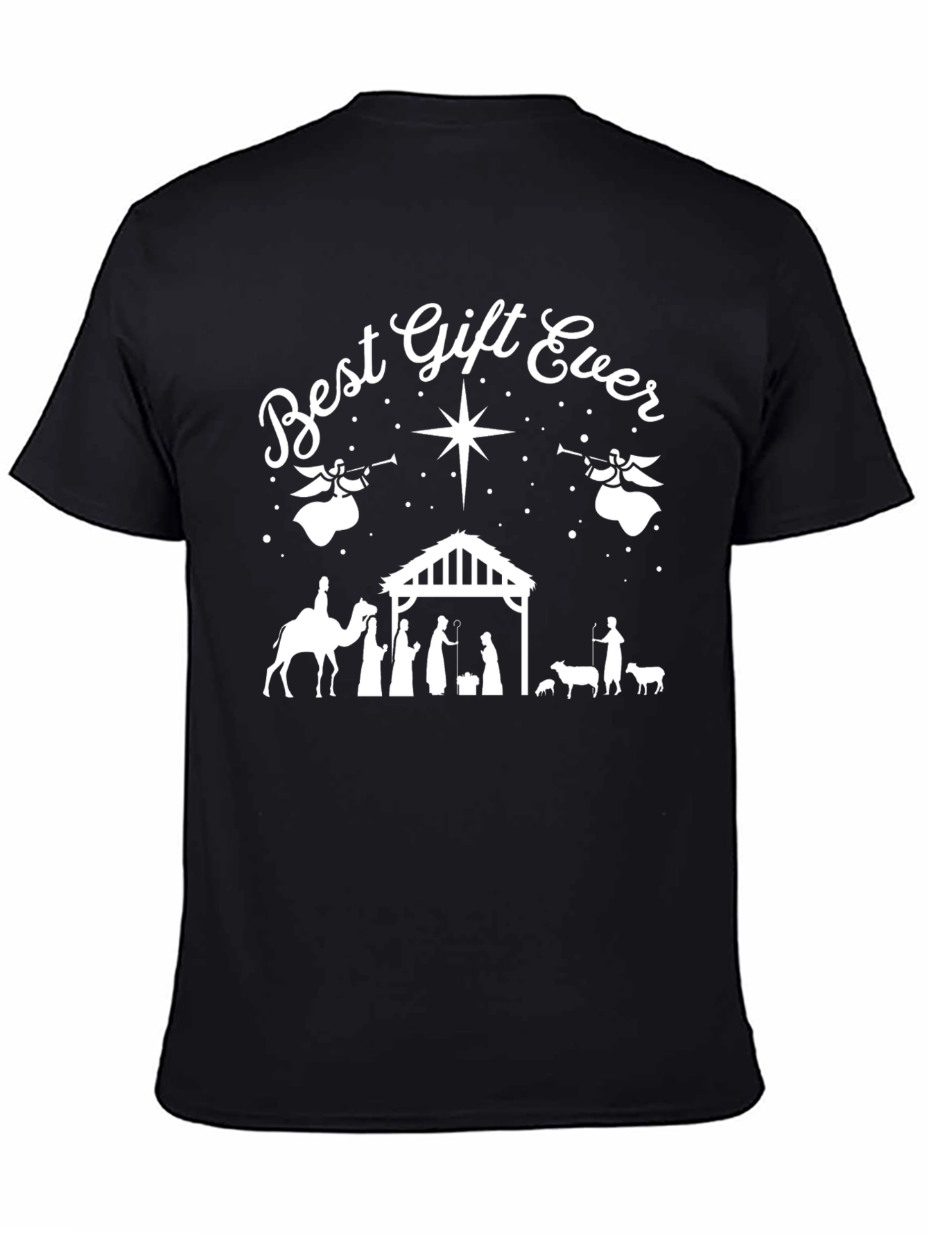 Best Gift Ever Nativity Scene Graphic Tee
