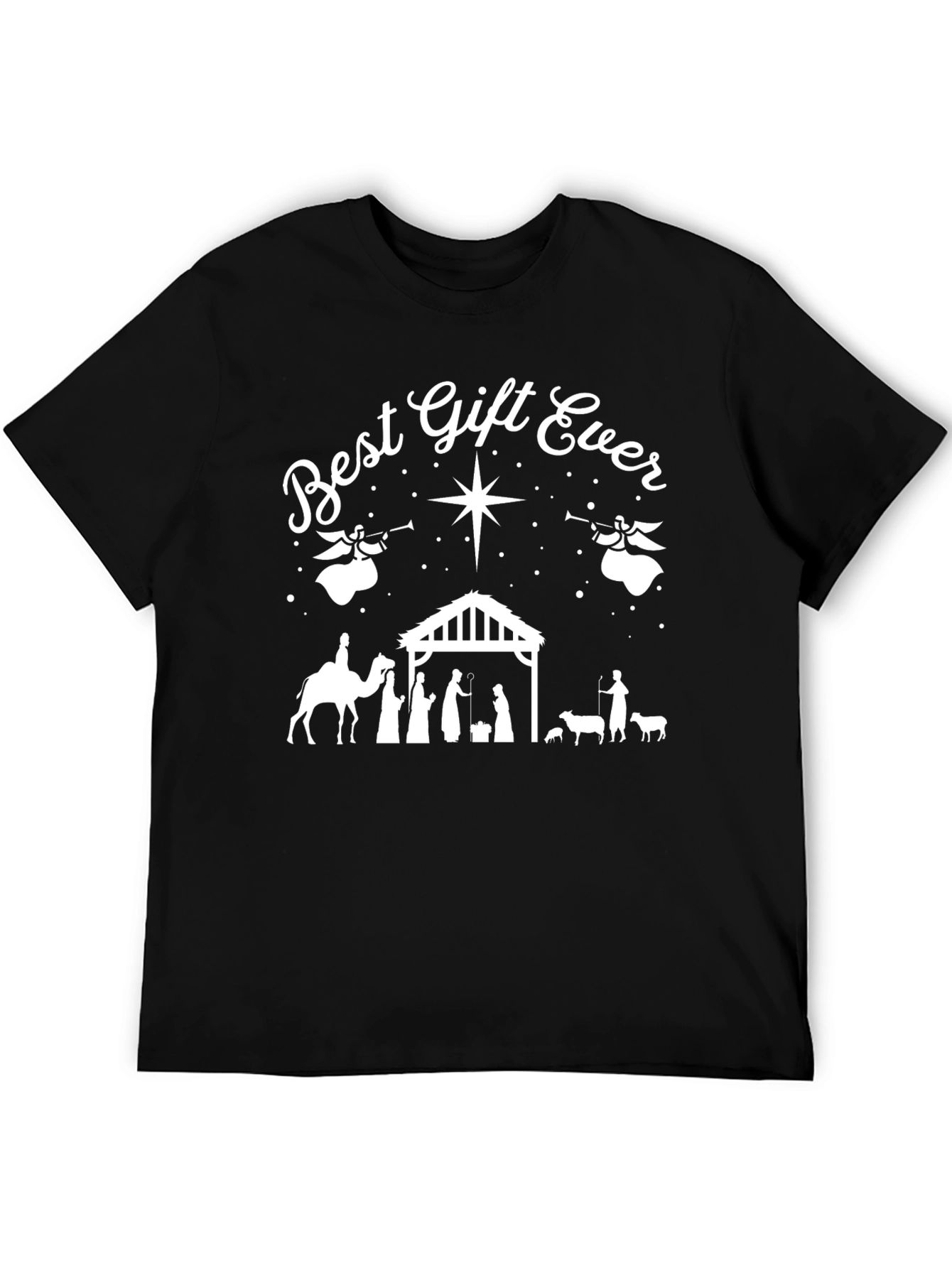 Best Gift Ever Nativity Scene Graphic Tee