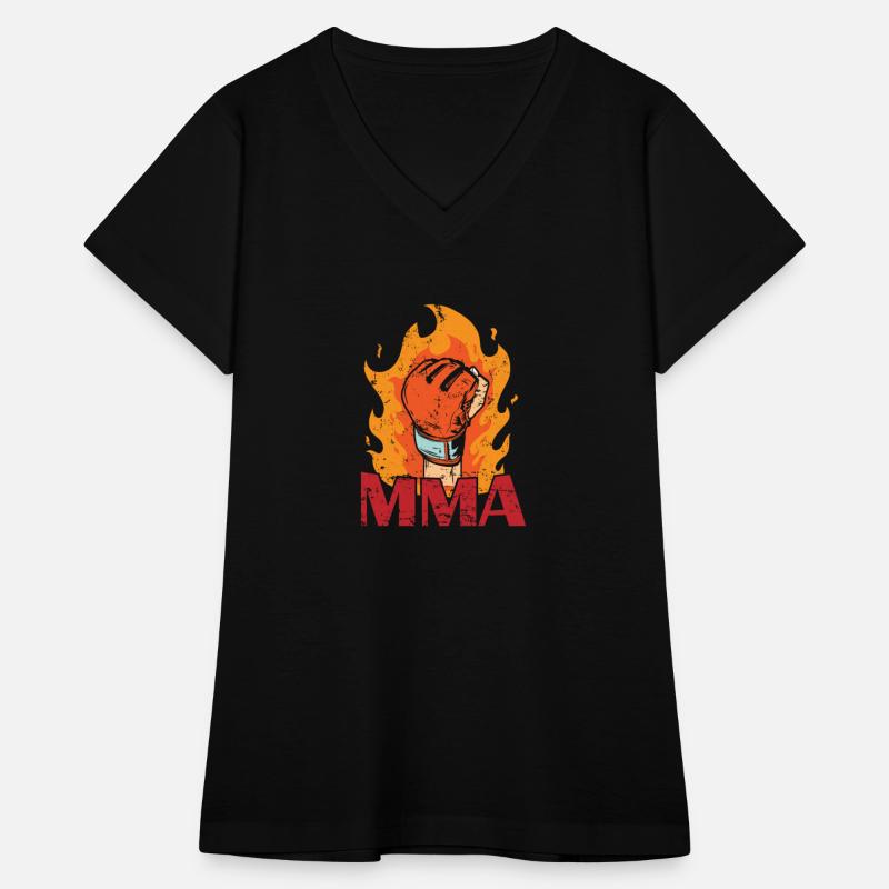 MMA burning Boxing Glove with Fire