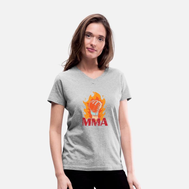 MMA burning Boxing Glove with Fire