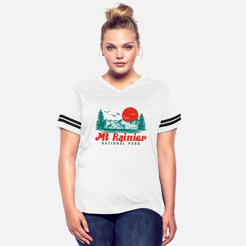 Mo Rainier Moain Trees Sun Scene