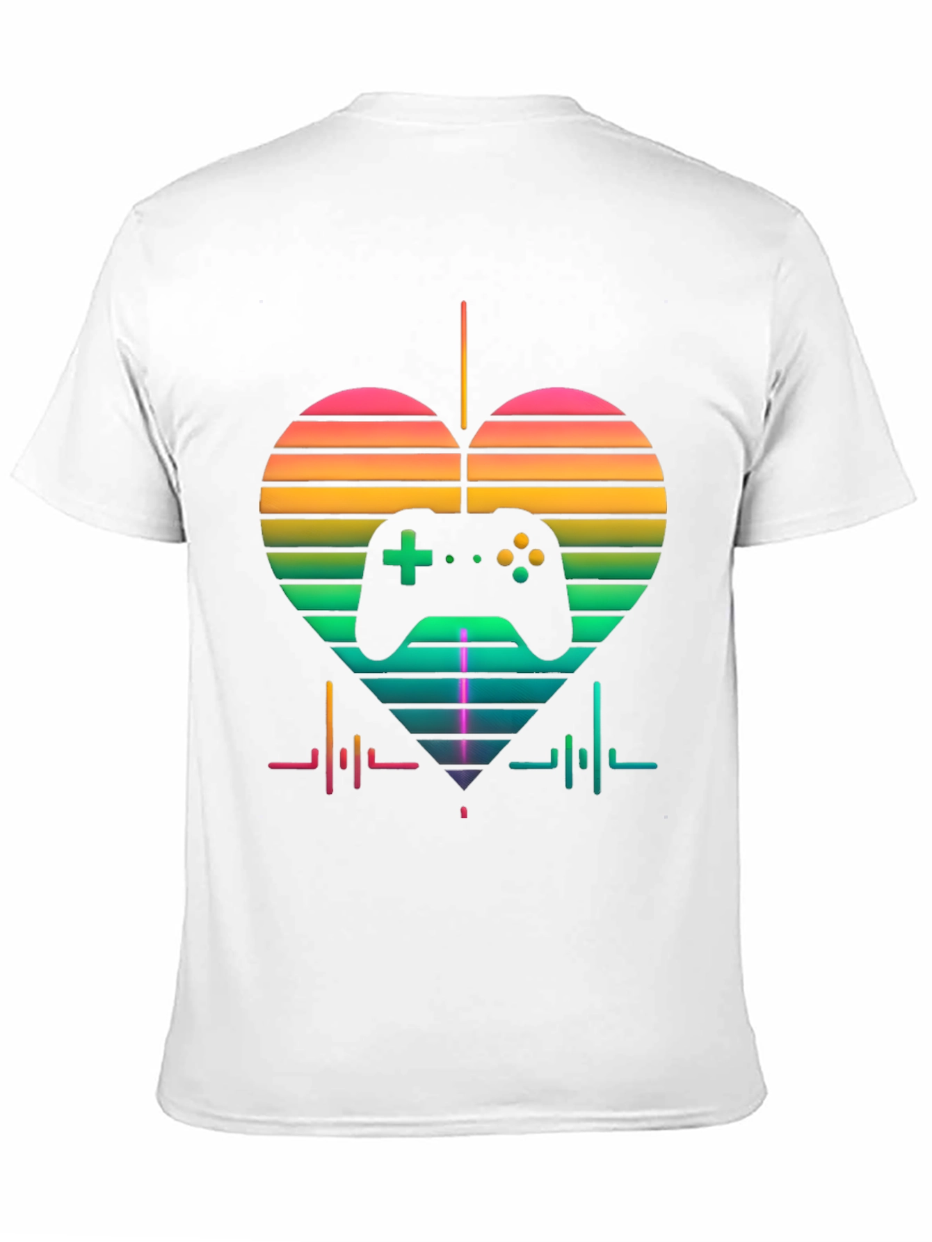 Gamer Heartbeat T-Shirt - Love Gaming Tee