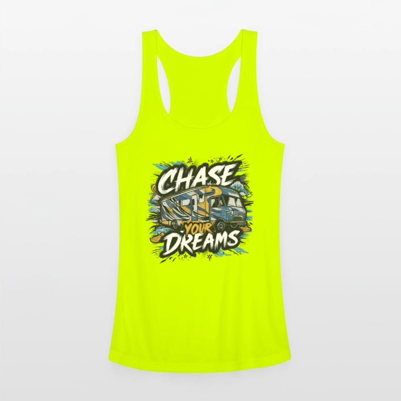 Mobile Home Van Slogan Chase Your Dreams