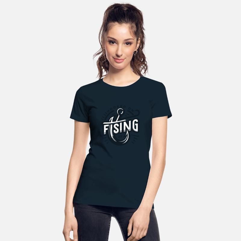 Modern Fishing Hook Design T-Shirt | Angler Style