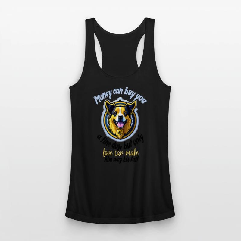 Money can buy you a fine dog, but only love can ma