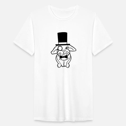 Mr. Rabbit Gentleman Top Hat Monocle Glasses rich