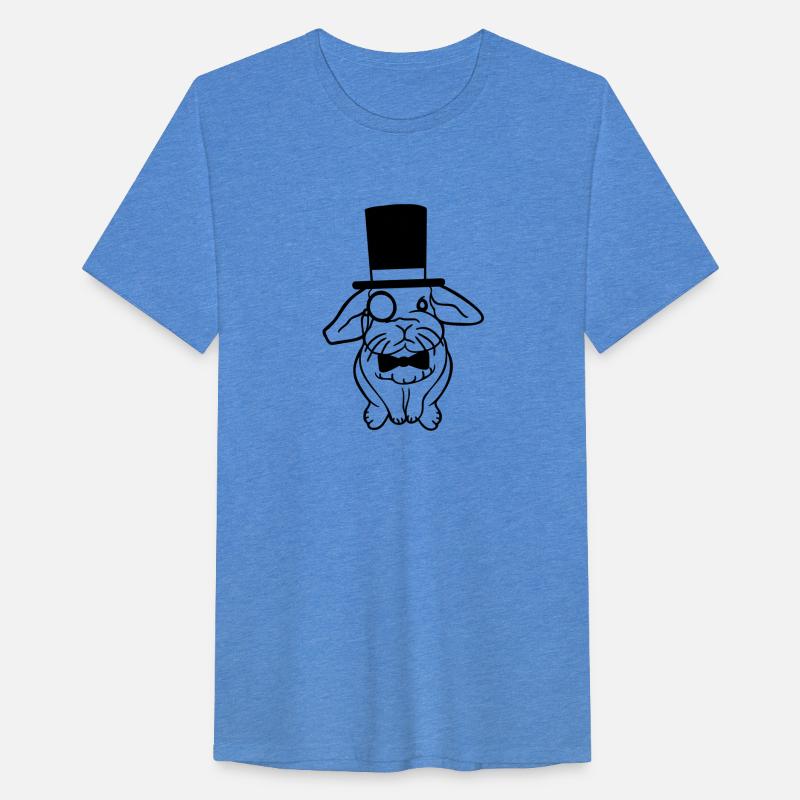 Mr. Rabbit Gentleman Top Hat Monocle Glasses rich