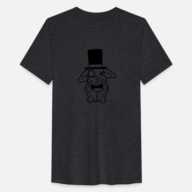 Mr. Rabbit Gentleman Top Hat Monocle Glasses rich