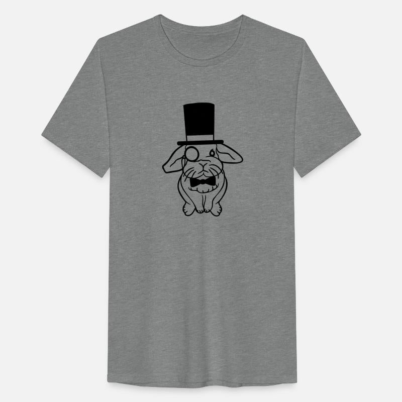 Mr. Rabbit Gentleman Top Hat Monocle Glasses rich