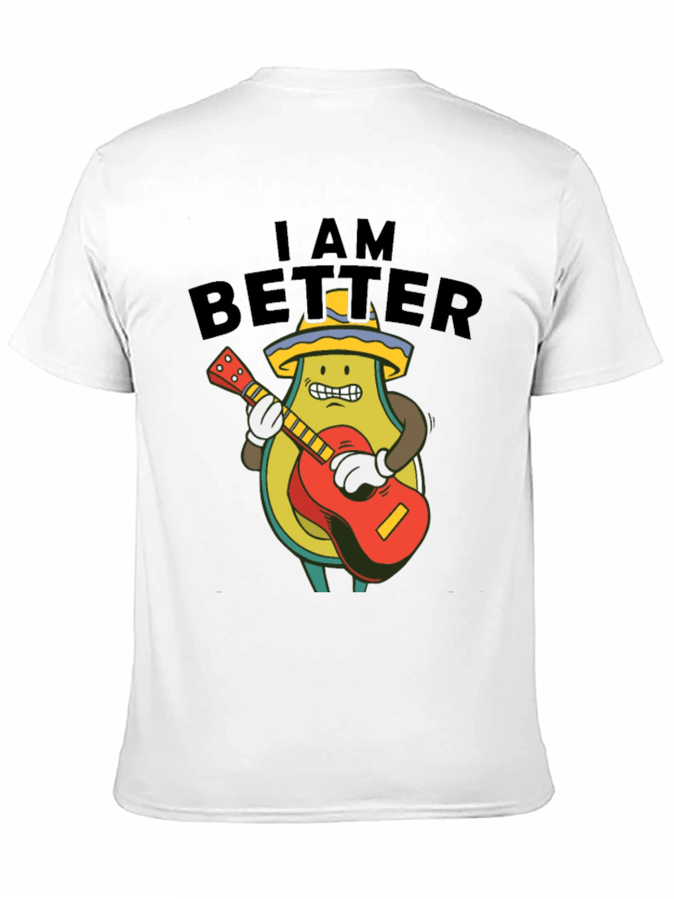 Avocado Guitar Player Graphic Tee