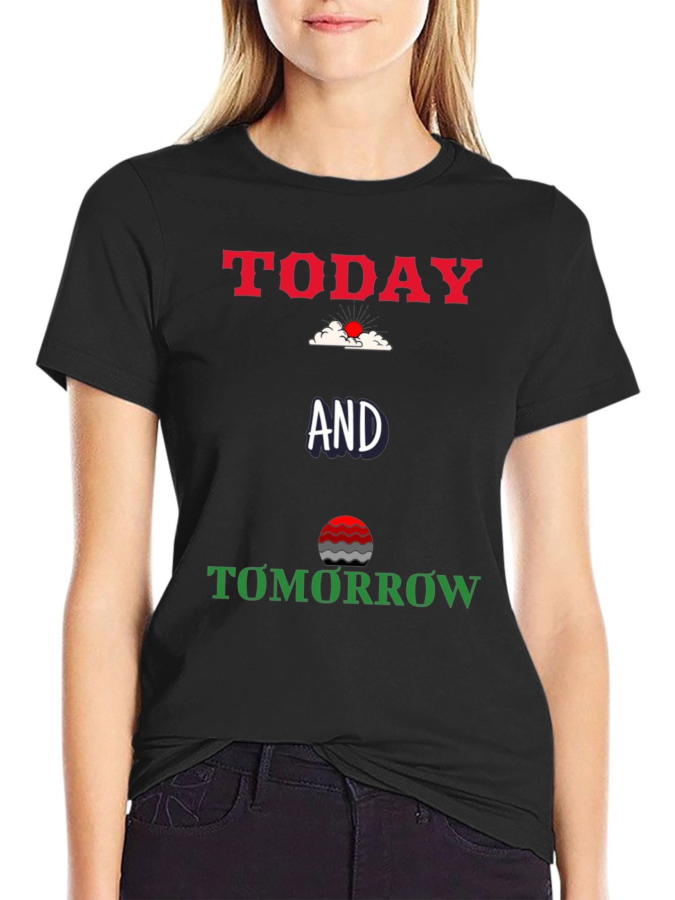 Today and Tomorrow Graphic T-Shirt