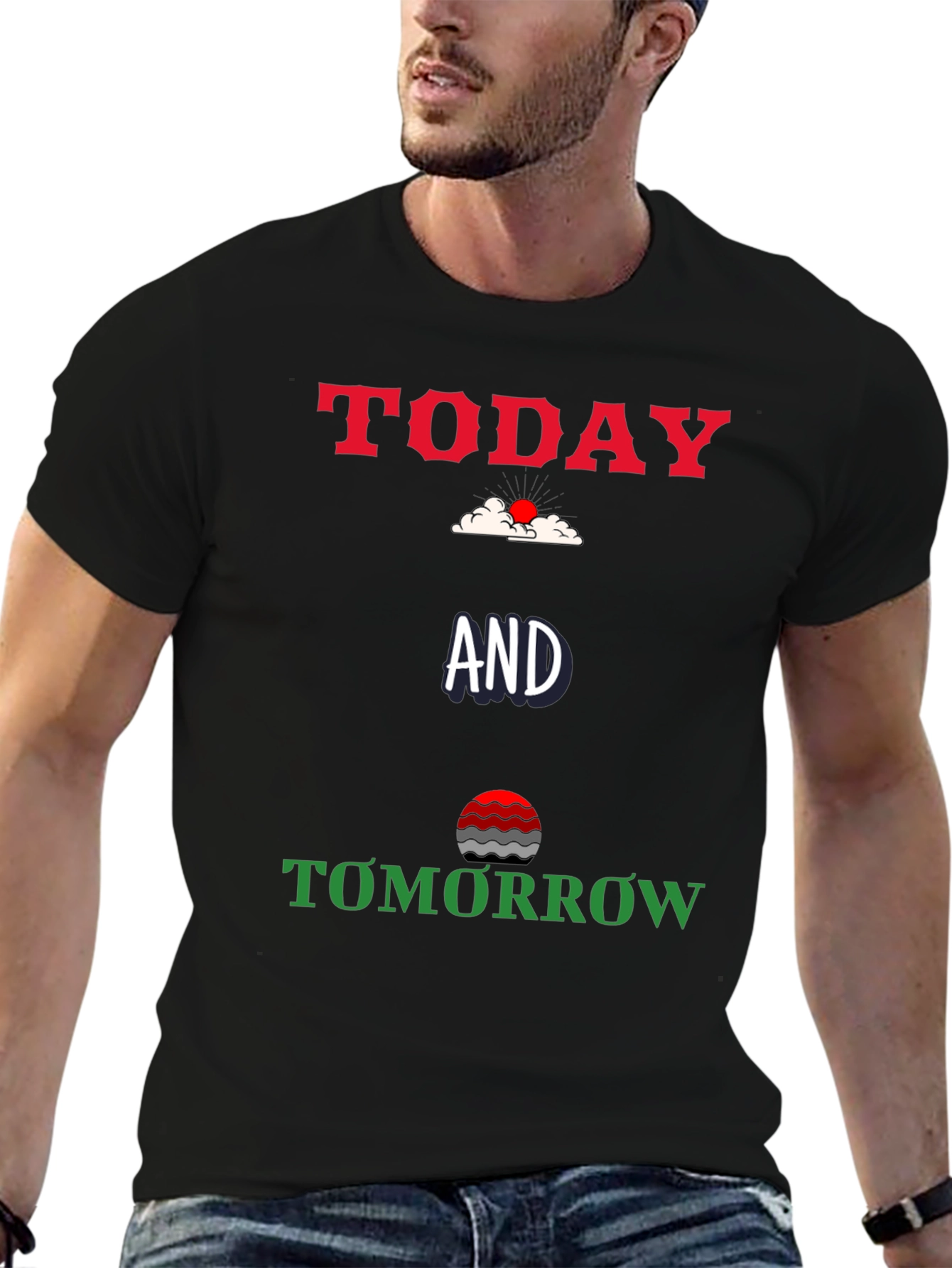 Today and Tomorrow Graphic T-Shirt