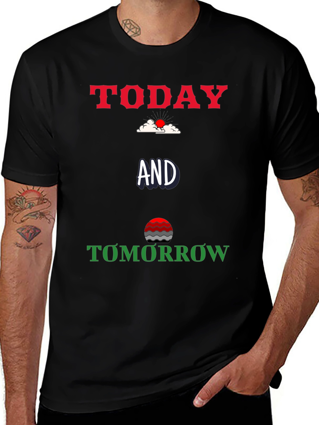 Today and Tomorrow Graphic T-Shirt
