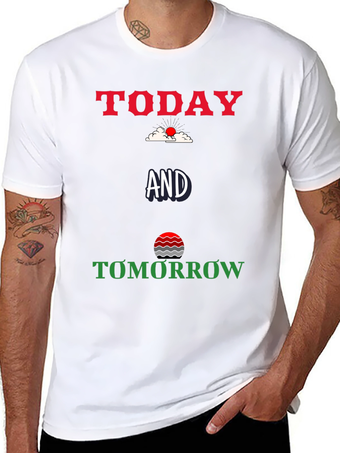 Today and Tomorrow Graphic T-Shirt