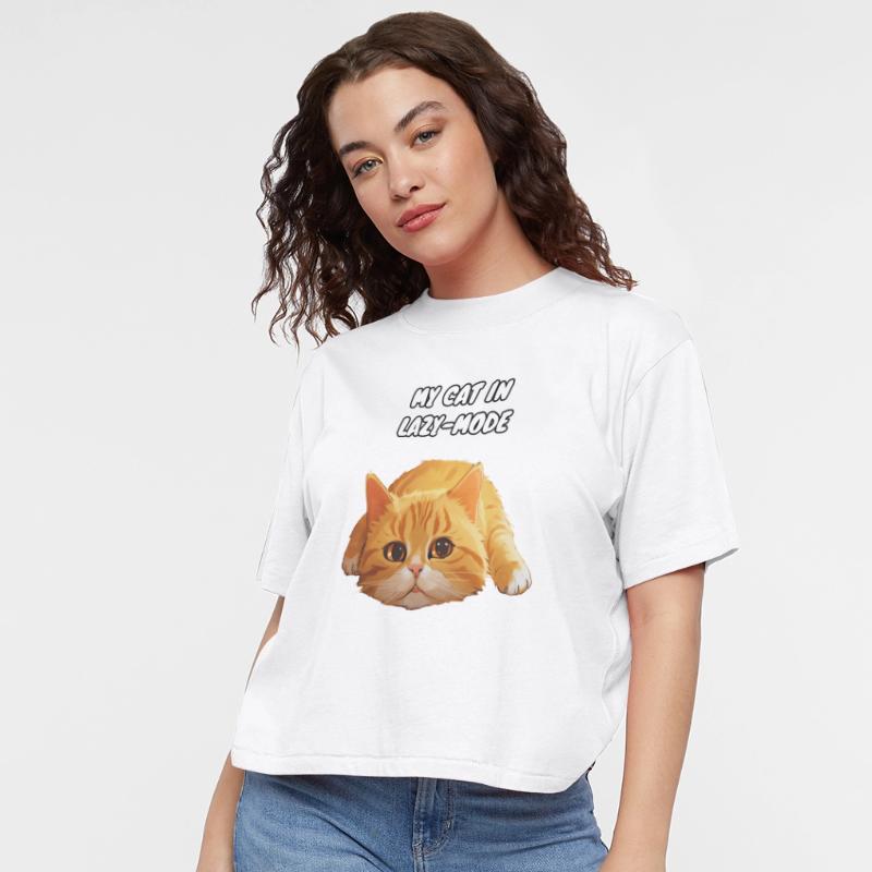 My cat in Lazy-Mode Ginger Kitten Lover Pet Cat