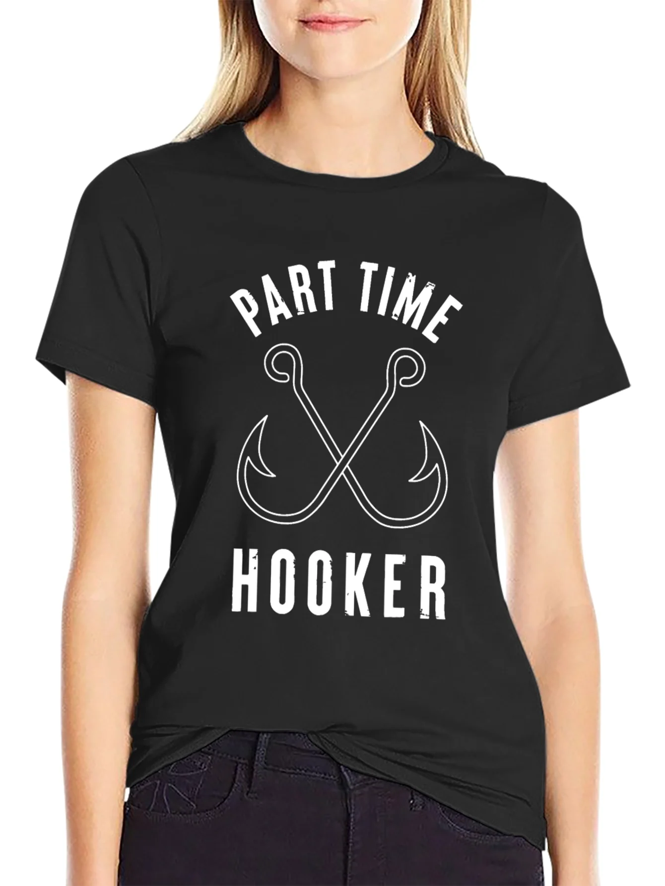 Part Time Hooker Fishing T-Shirt - Humor Apparel