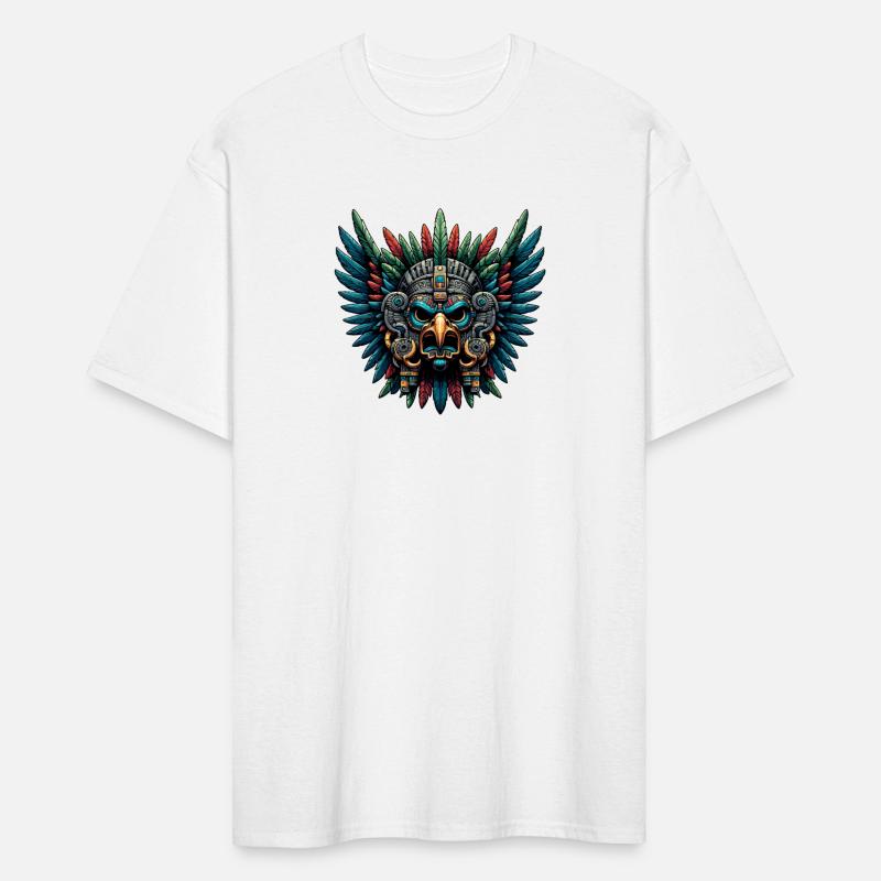 Mystical Aztec Warrior Mask Artwork