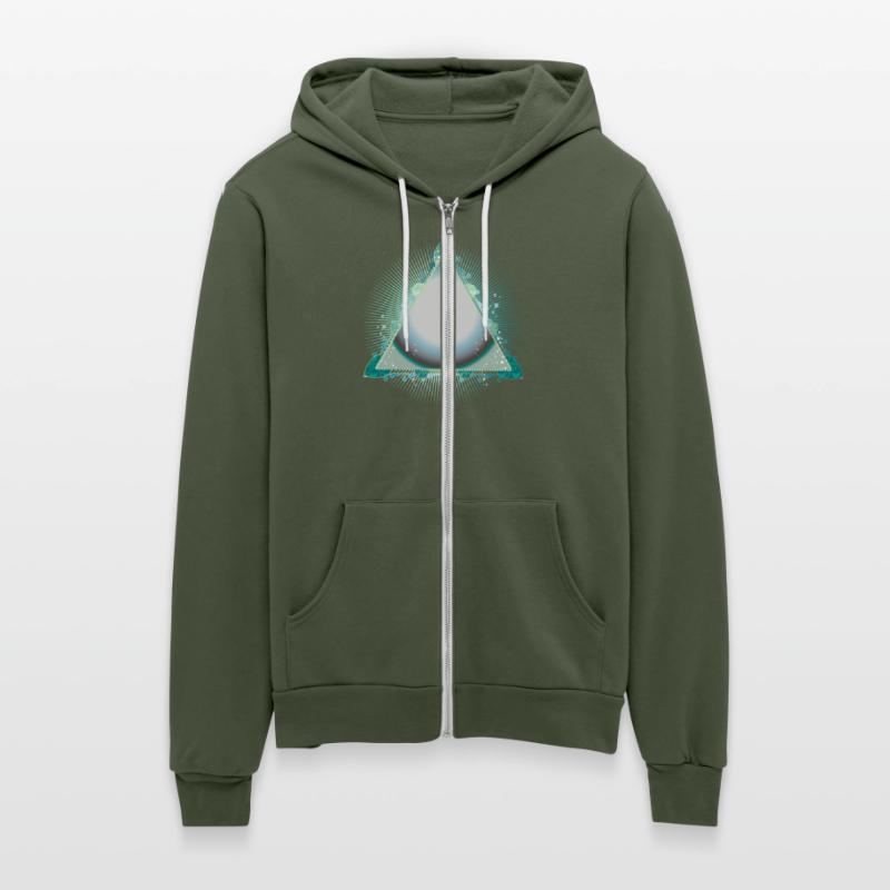 Mystical Triangle Frame in Turquoise with Ornament