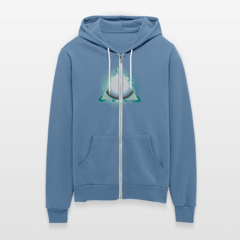 Mystical Triangle Frame in Turquoise with Ornament