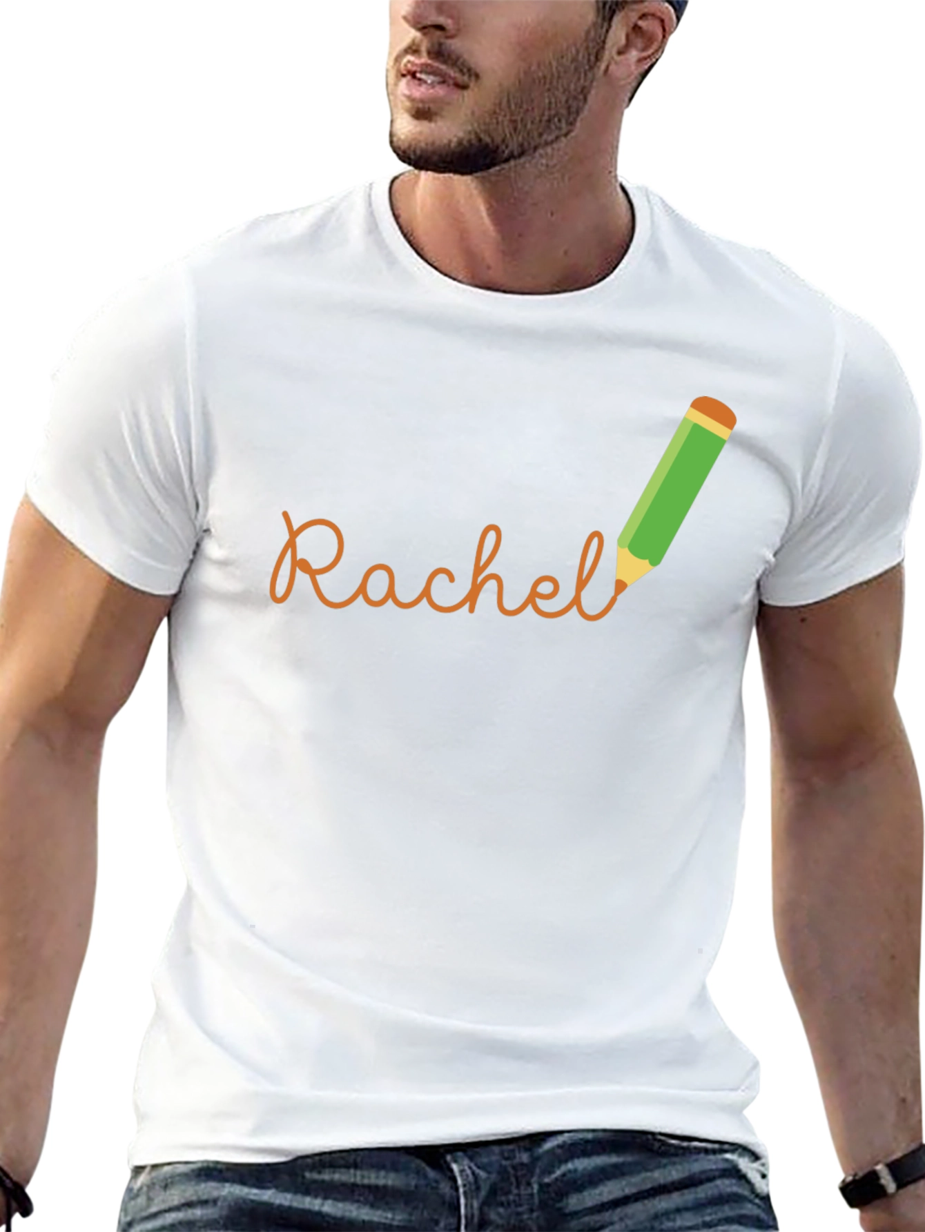 Personalized Rachel Pencil Name T-Shirt