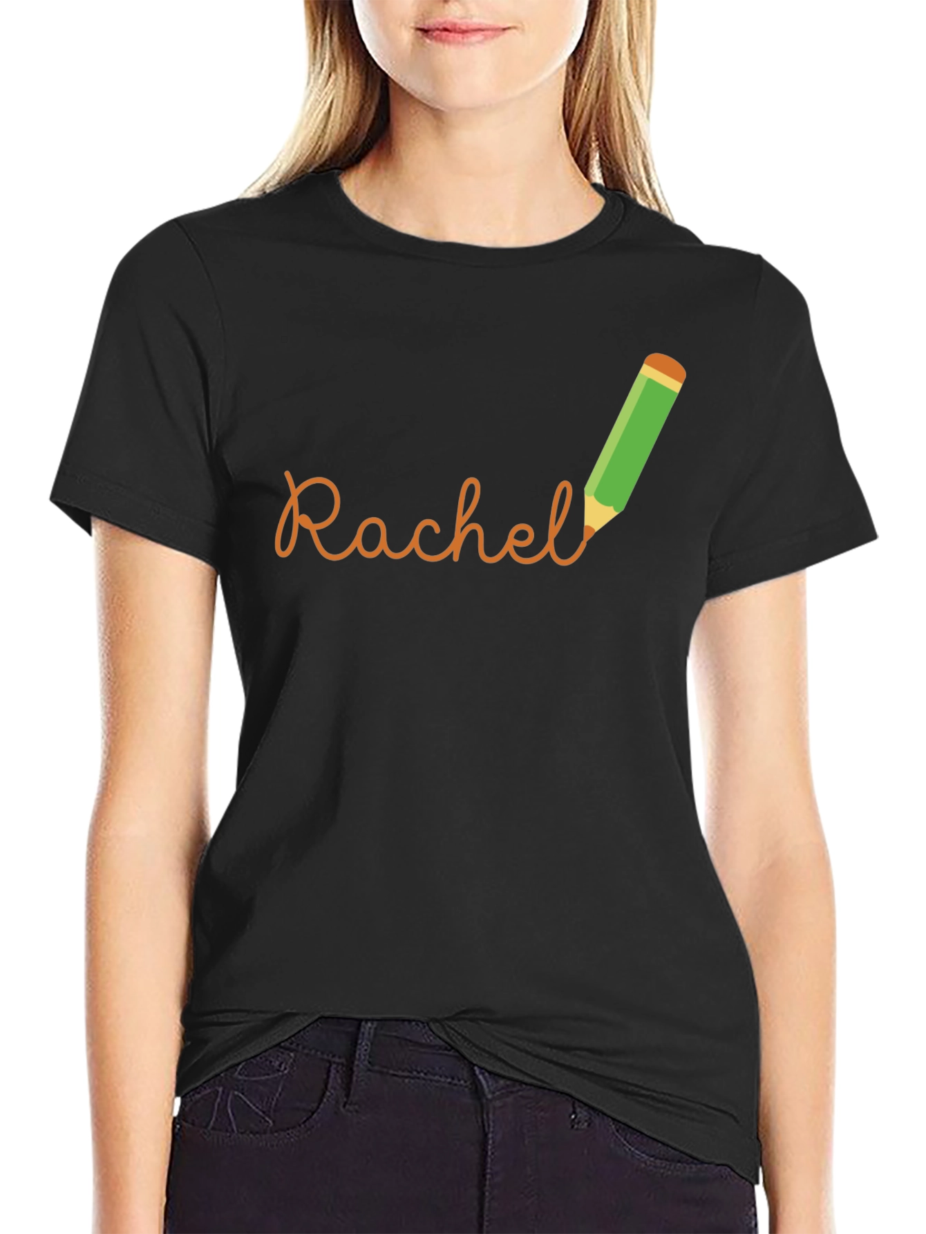 Personalized Rachel Pencil Name T-Shirt