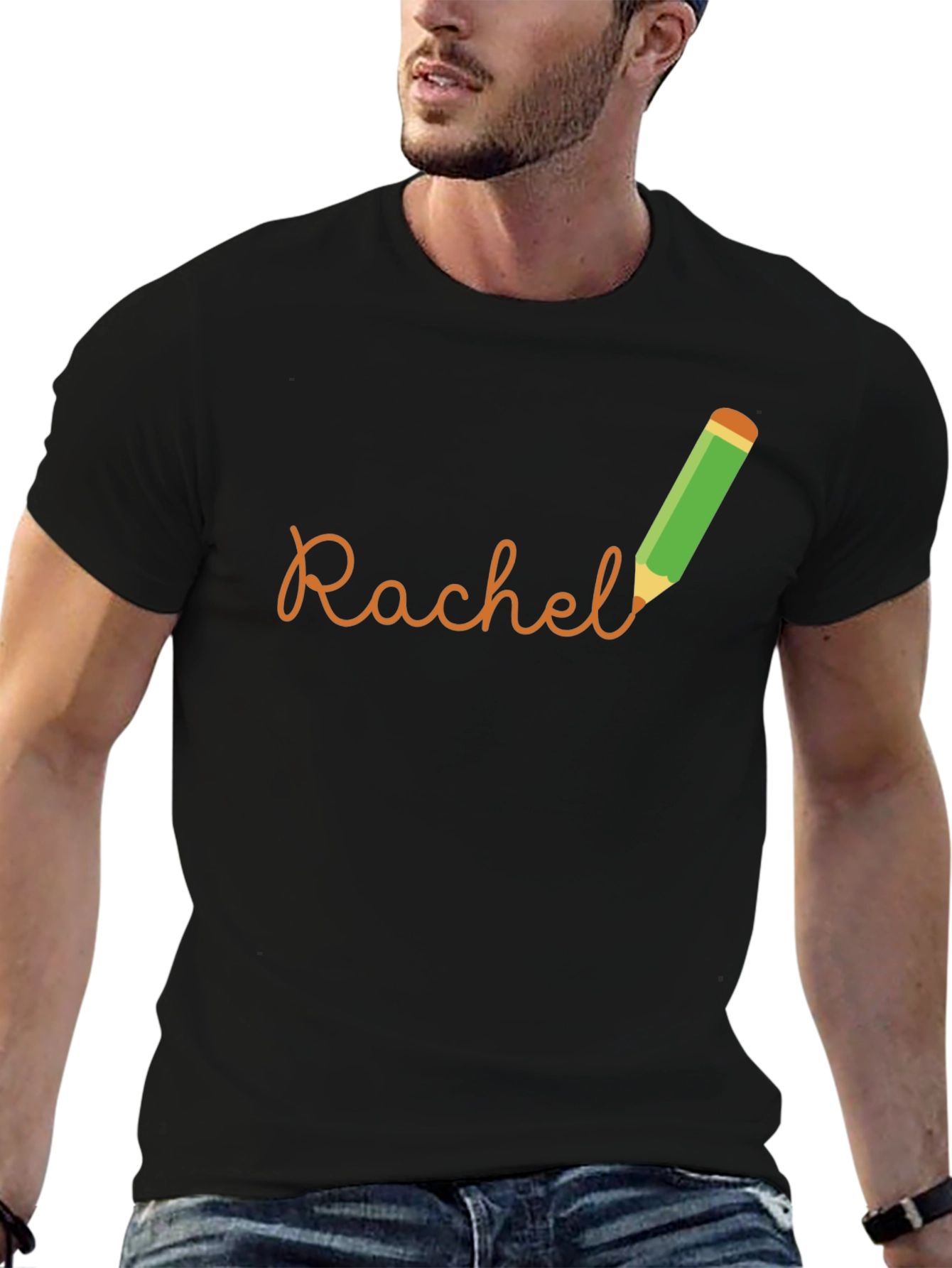 Personalized Rachel Pencil Name T-Shirt