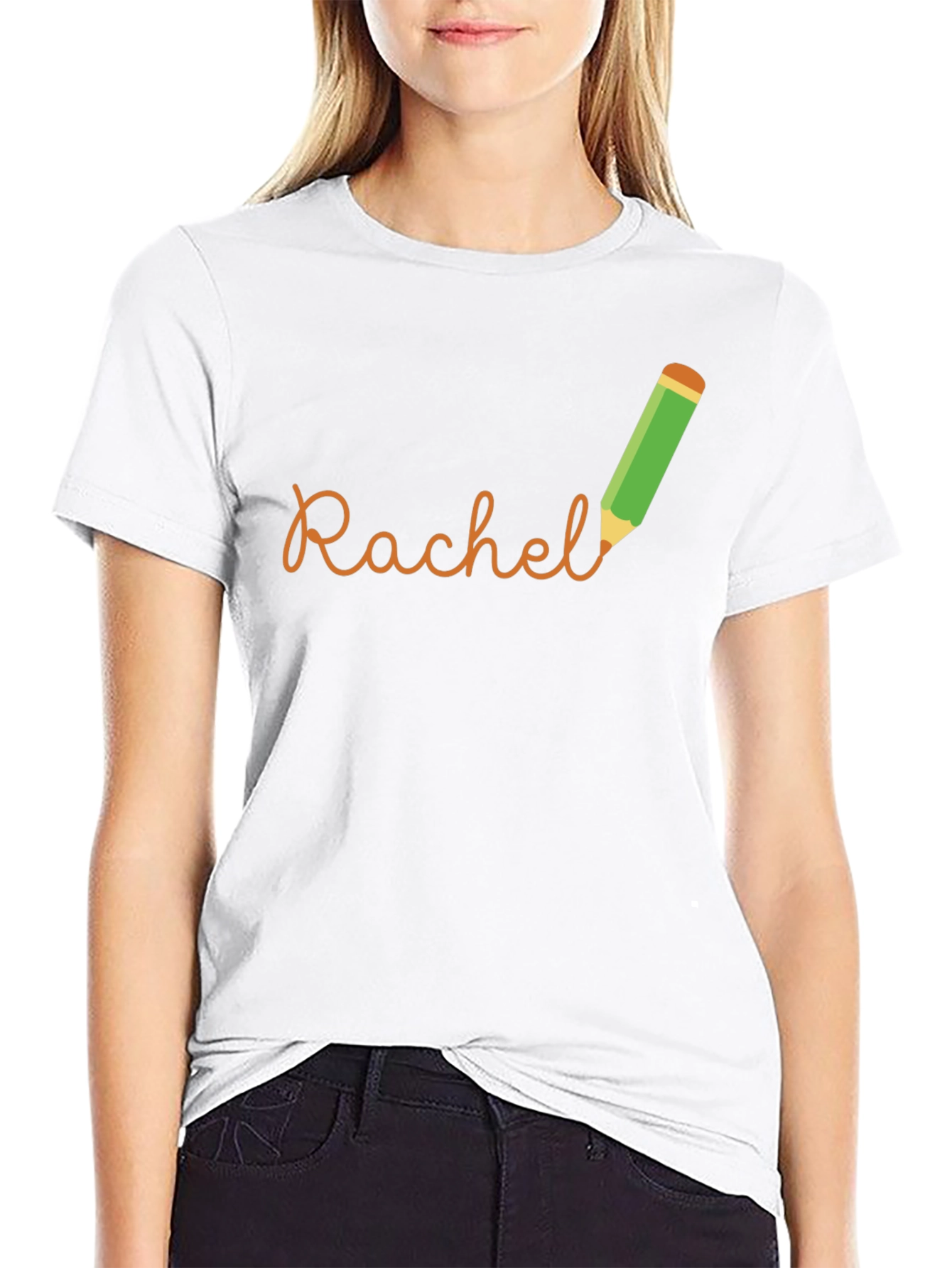 Personalized Rachel Pencil Name T-Shirt