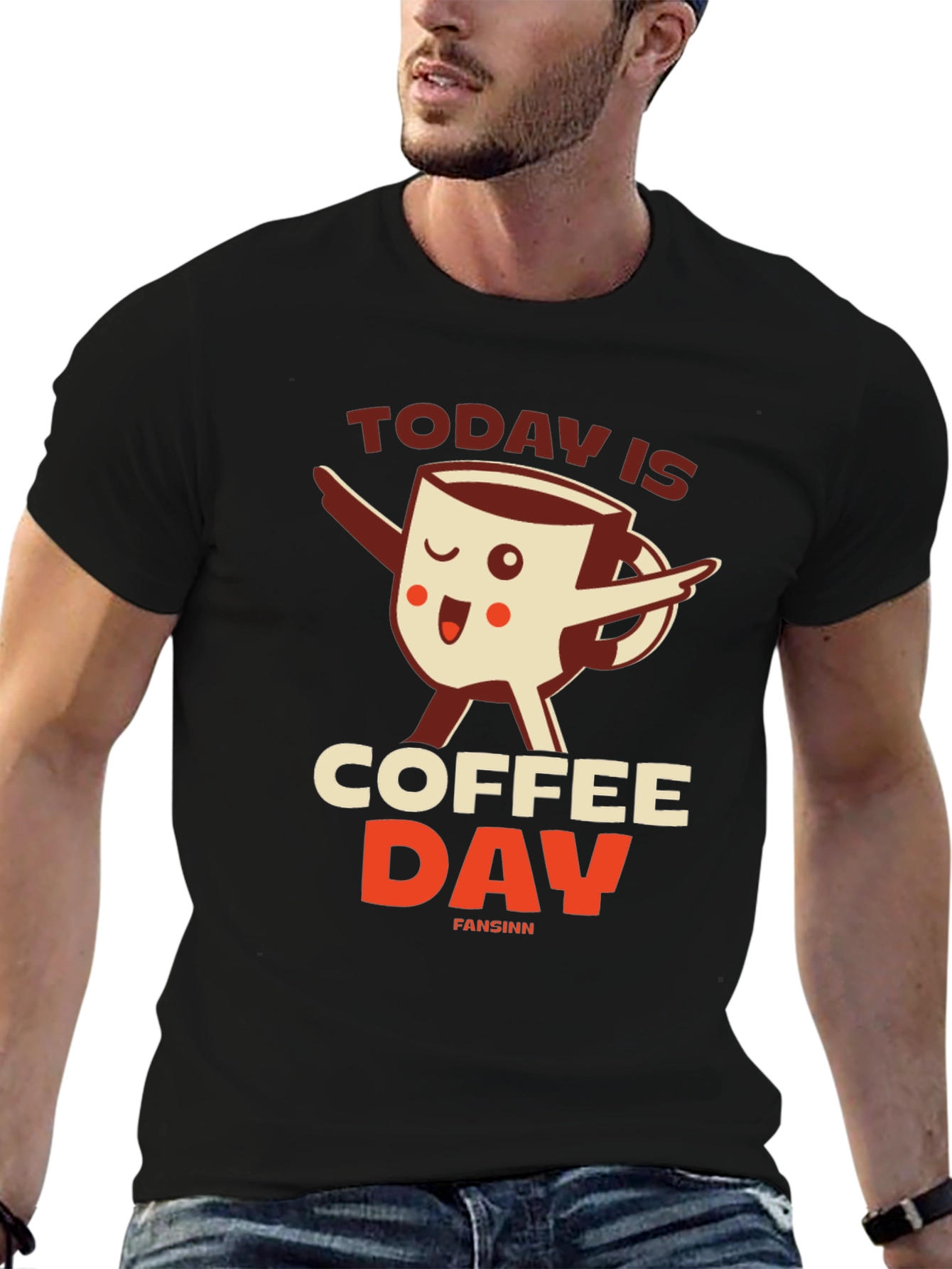 Coffee Day Graphic Tee - Unisex Crew Neck