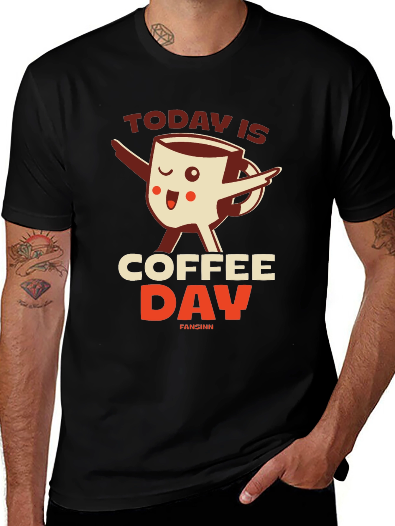 Coffee Day Graphic Tee - Unisex Crew Neck